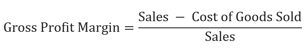 gross margin formula