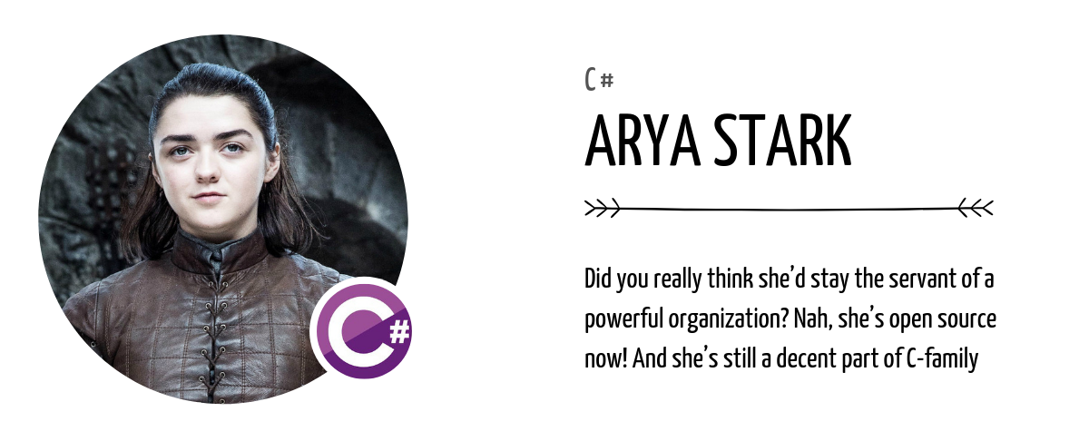C# - Arya Stark