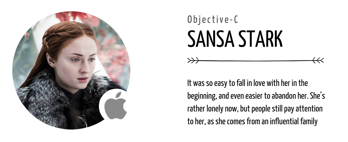 Objective-C - Sansa Stark