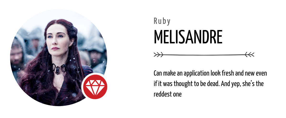Ruby - Melisandre