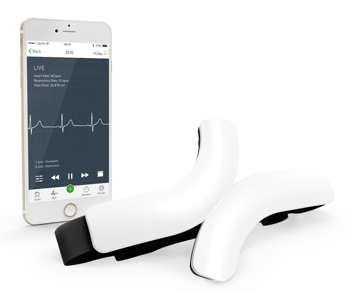 Monitoring iOS application - Qardio app - Qardio - medical / for