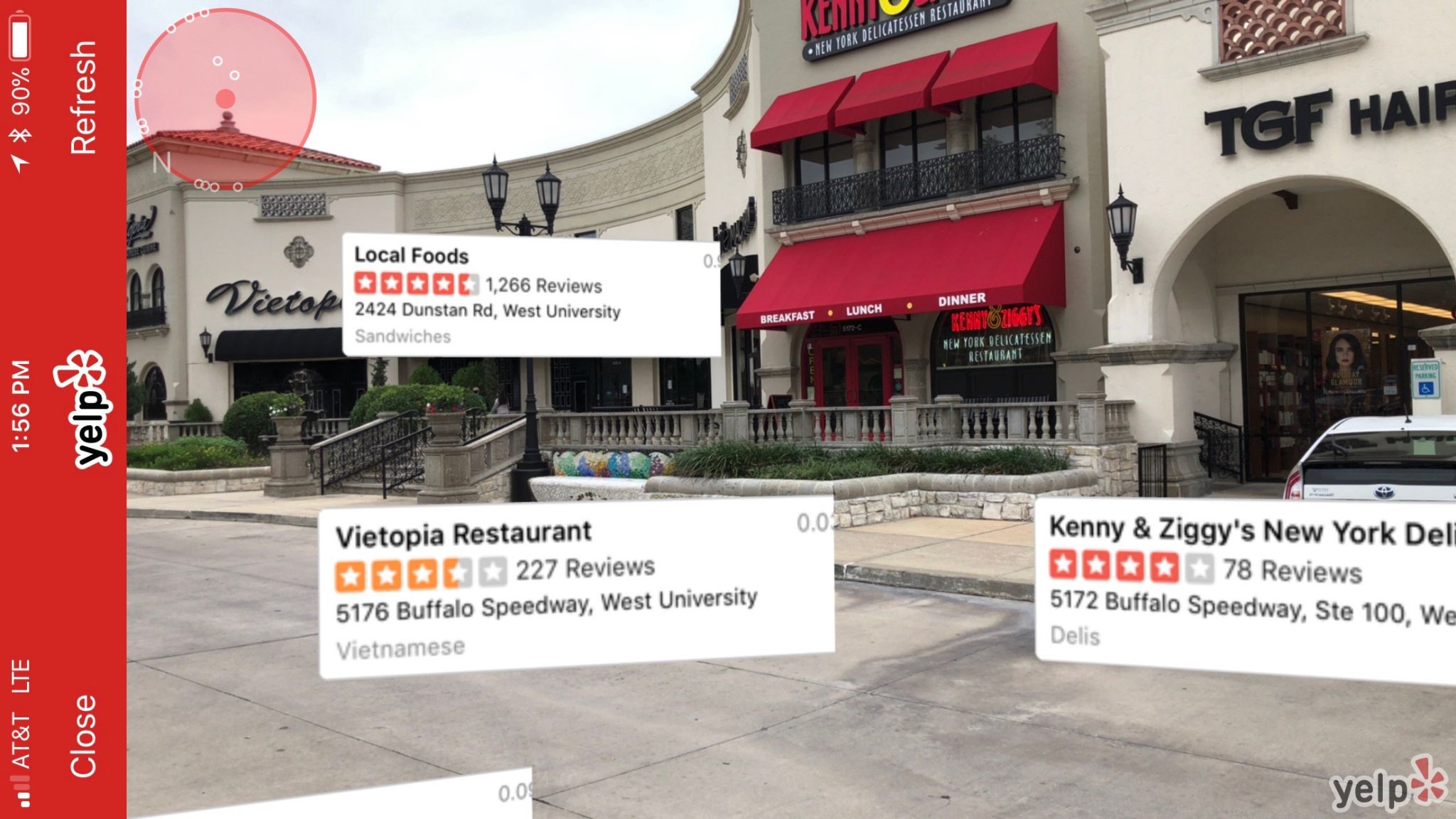 Yelp AR