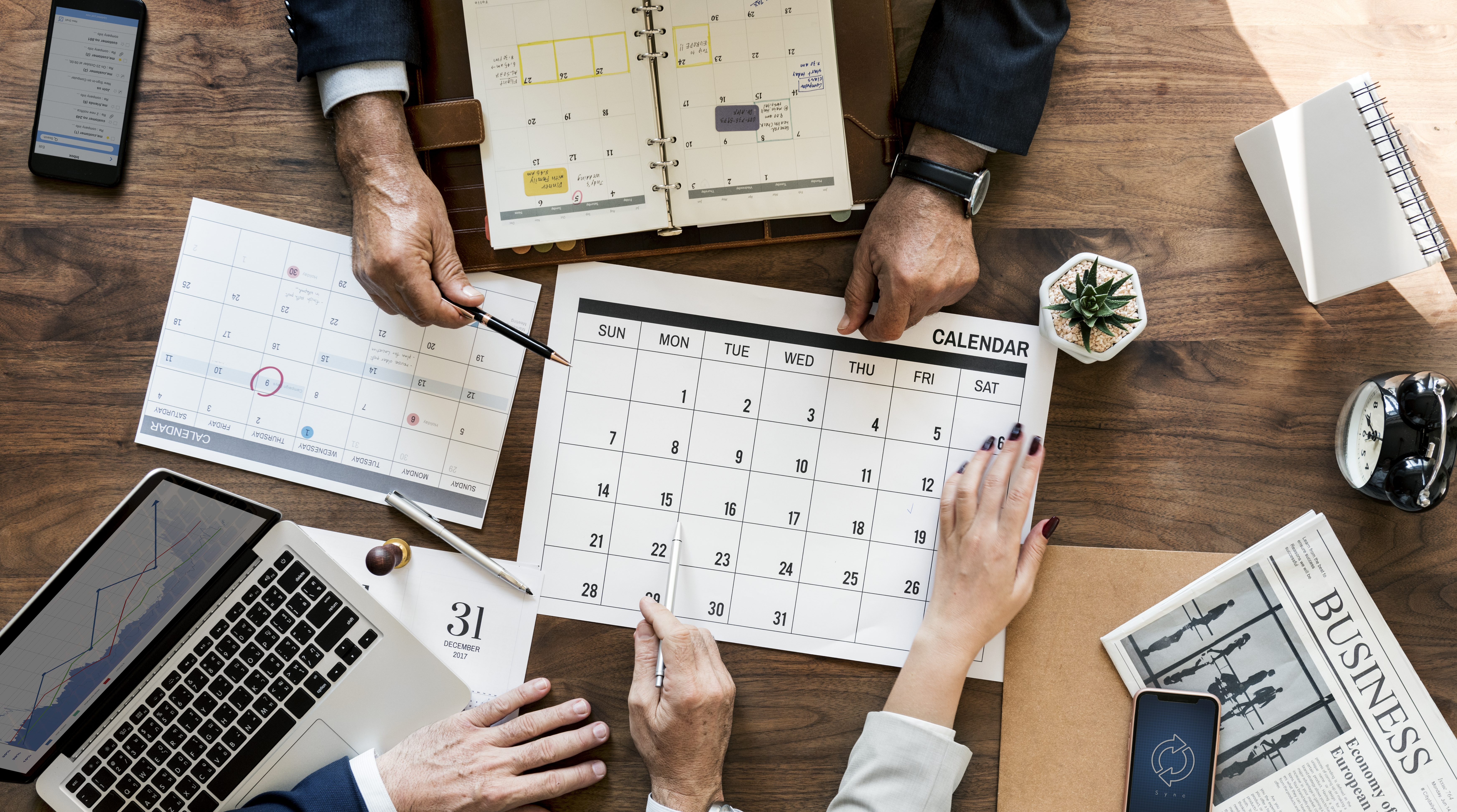 Group of business people having a meeting